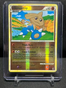 Hitmontop 8/95 Reverse Holo Rare Pokemon 2011 B&W Call of Legends LP - Image 1