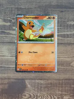 Pokemon Charmander Ascended Heroes 020/217 Cosmo Holo Promo - Image 1
