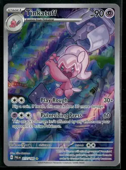Pokemon - Tinkatuff 217/193 Illustration Rare Paldea Evolved NM - Image 1