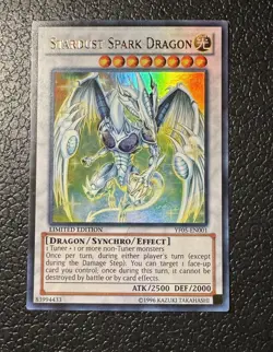 Yugioh Stardust Spark Dragon Limited Edition Ultra Rare YF05-EN001 VLP - Image 1