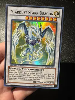 Yugioh Stardust Spark Dragon Limited Edition Ultra Rare YF05-EN001 VLP - Image 3