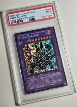 2003 YU-GI-OH! PROMO DUEL MASTER'S GUIDE Dark Paladin DMG-001 PSA 9 - Image 2
