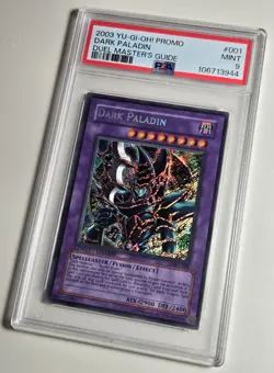 2003 YU-GI-OH! PROMO DUEL MASTER'S GUIDE Dark Paladin DMG-001 PSA 9 - Image 3