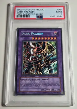 2003 YU-GI-OH! PROMO DUEL MASTER'S GUIDE Dark Paladin DMG-001 PSA 9 - Image 4