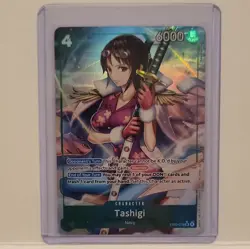 Bandai One Piece TCG Tashigi EB03-018 Holo Rare Blocker Heroines Edition Card - Image 1