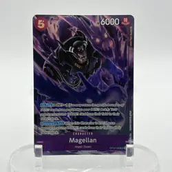 One Piece Magellan OP02-085 Alt Art SR Foil - Paramount War NM ENGLISH - Image 1