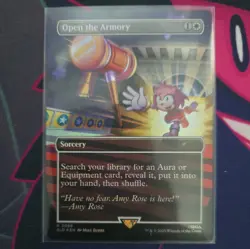 Open the Armory 2089 Secret Lair Drop Sonic: Chasing Adventure Foil MTG - Image 1