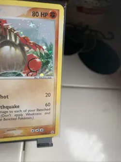 2004 Hidden Legends EX Secret Rare Pokemon 102/101 Groudon w/ Holo Swirl - Image 4