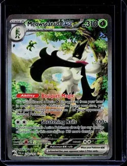 Meowscarada ex #256/193 SV02: Paldea Evolved Pokemon - Image 1