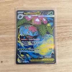 Pokemon Mega Venusaur EX 153/132 Evolutions Ultra Rare Full Art Holo English - Image 1