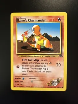 Blaine's Charmander 60/132 Gym Challenge Pokemon - Image 1