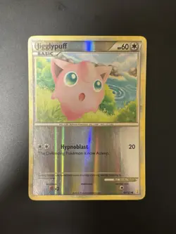 Jigglypuff 68/123 Reverse Holo Pokemon HeartGold & SoulSilver - LP - Image 1