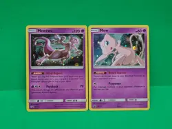 Mewtwo SM214 & Mew SM215 - Holo Rare Pokemon - Black Star Promo - Image 2