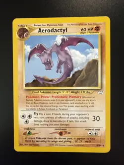 Aerodactyl 15/64 Neo Revelation-Unlimited Edition Regular Pokemon - Image 1