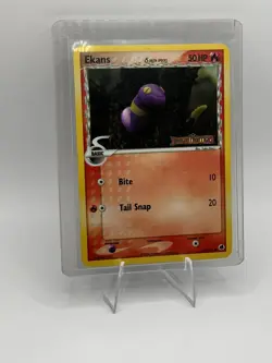 2006 Pokemon EX Dragon Frontiers Ekans-Reverse Foil #47/101 - Image 1