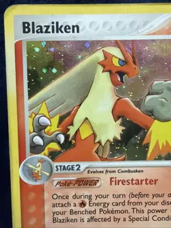 Pokemon Rare Pokemon Blaziken Holo, 3/109 - Ruby and Sapphire TCG - Image 2