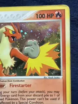 Pokemon Rare Pokemon Blaziken Holo, 3/109 - Ruby and Sapphire TCG - Image 3