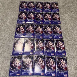 One Piece The Azure Sea's Seven Sleeved Booster OP-14 EB04 English - Lot Of 25 - Image 1