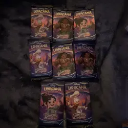 Disney Lorcana Lot, 16 Packs Brand New! Shimmering Skies Etc - Image 1