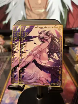 Goddess Story Metal Card Rare Anime Waifu Overlord Albedo - Image 1