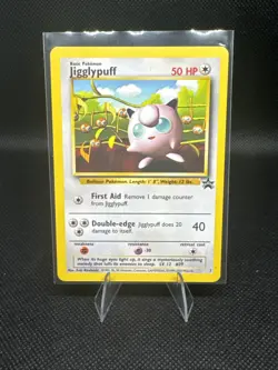 Pokemon TCG Jigglypuff Black Star Promo Card WOTC 7 NM - Image 1