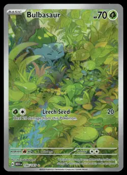 Pokemon Cards Bulbasaur 166/165 151 Illustration Rare NM *2 - Image 1