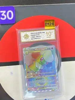 Pokemon TCG S-Chinese Whimsicott VSTAR CS6bC 160/131 HR Holo Card Grade10 - Image 1