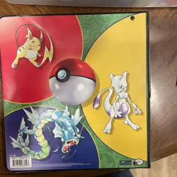 Vintage 1999 Pokemon Trading Card Game Wizards of the Coast 3 Ring Binder - Image 3