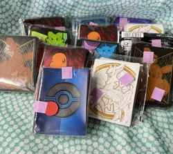 Pokemon Card Sleeves Lot Sealed Eeveelutions Mew Charizard Bundle TCG - Image 5