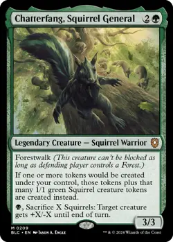 Chatterfang, Squirrel General [BLC - 209]Commander: Bloomburrow - Image 1