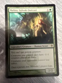 Melira, Sylvok Outcast Moderate Play, English New Phyrexia MTG Magic - FREE SHIP - Image 1