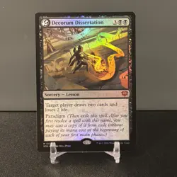 MTG Secrets of Strixhaven, Decorum Dissertation 0078, foil mythic pack fresh - Image 1