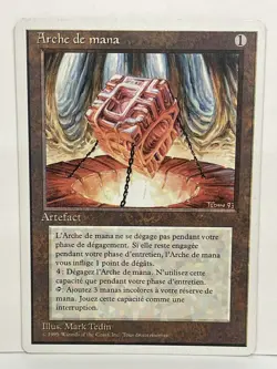 Arche de Mana (Mana Vault) FWB Foreign 4th Edition Rare MTG MP - Image 1