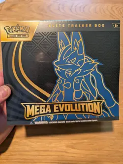 Mega Evolution Elite Trainer Box ETB Lucario Pokemon TCG New Sealed - Image 1