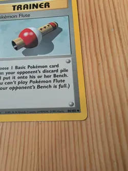 Pokemon Flute 086/102 - Base Set Normal - PTCG - LP - Image 4