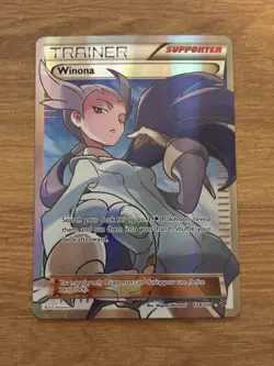 Pokemon TCG Winona Full Art Trainer Roaring Skies 108/108 NM - Image 1