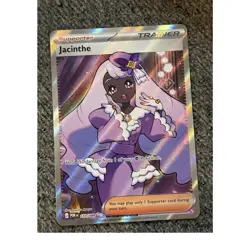 Jacinthe 110/088 POR Full Art Trainer-Supporter Holo Rare. NM Pokemon - Image 1