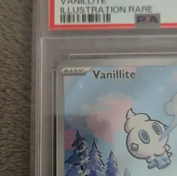 Pokemon Vanillite #111 Sv: White Flare 2025 PSA 8 Illustration Rare Holo - Image 3