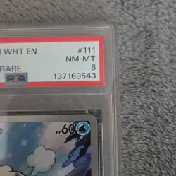 Pokemon Vanillite #111 Sv: White Flare 2025 PSA 8 Illustration Rare Holo - Image 4