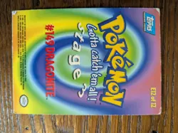 Dragonite Topps Chrome Pokemon TV 2000 #149 - Image 2