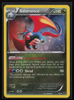 Salamence - 8/20 (Cosmos Holo) 008/020 Blister Exclusives Pokemon TCG Card - Image 1