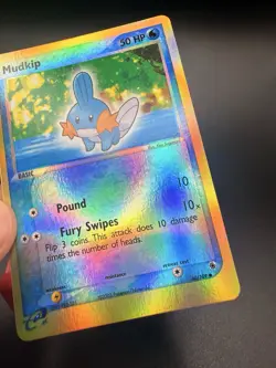 Pokemon TCG Mudkip 60/109 Ruby & Sapphire Reverse Holo WOTC VTG 2003 NM - Image 2