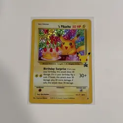 Pokemon TCG ______'s Pikachu #24 Celebrations Promo Pk000717 - Image 1