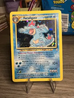 Pokemon Feraligatr Neo Genesis Holo Rare Unlimited 5/111 2000 120 HP English - Image 1