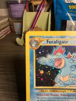 Pokemon Feraligatr Neo Genesis Holo Rare Unlimited 5/111 2000 120 HP English - Image 2