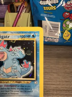 Pokemon Feraligatr Neo Genesis Holo Rare Unlimited 5/111 2000 120 HP English - Image 3