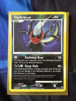 Pokemon TCG - Darkrai 4/106 Holo Rare - D&P Great Encounters 2008 - Image 1