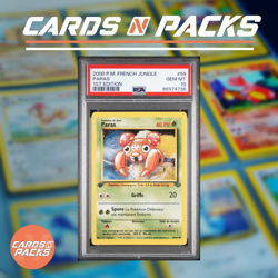 Carte Pokemon Paras 59/64 Set Jungle Edition 1 PSA 10 GEM MINT 🇫🇷🔥 - Image 1