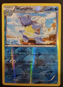 Pokemon TCG Wartortle 15/101 Plasma Blast Uncommon Reverse Holo Lightly Played+ - Image 1