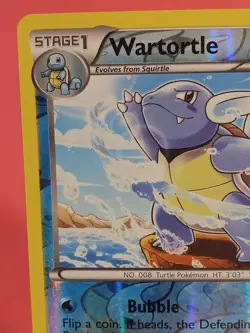 Pokemon TCG Wartortle 15/101 Plasma Blast Uncommon Reverse Holo Lightly Played+ - Image 4